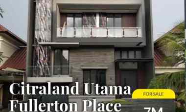 Dijual Rumah Baru Citraland Cluster Fullerton Surabaya