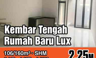 dijual rumah baru lux nyaman di kembar tengah