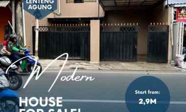Dijual Rumah Baru Murah di Lenteng Agung Jaksel