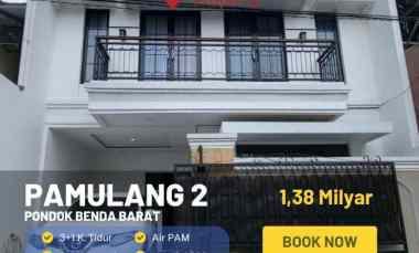 Dijual Rumah 2 Lt American Classic di Pamulang dekat Kantor Walikota