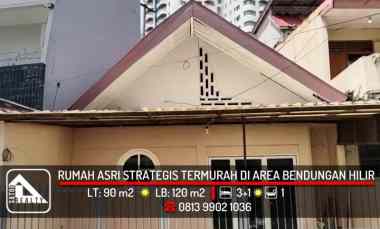 Rumah Asri Termurah di Area Bendungan Hilir, Jakarta Pusat