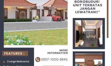 Dijual Rumah Cantik Paling Laris dekat Jalan Raya Borobudur