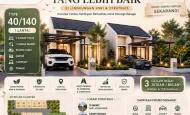 dijual rumah buah batu