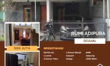 dijual rumah bumi adipura