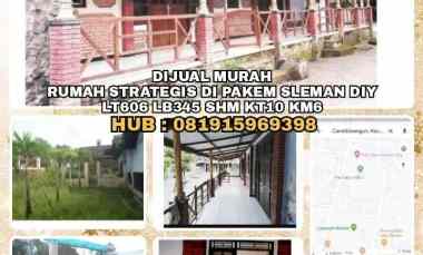 Jual Murah Rumah Strategis di Pakem Sleman Yogyakarta. Lt606 Lb345 Shm