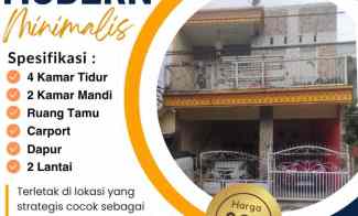 dijual rumah cantik rumah 2 lantai bangunan fulldak