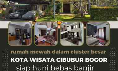Rumah Mewah dalam Cluster Besar di Kota Wisata Cibubur Bogor Siap Huni
