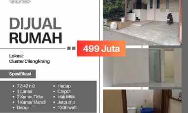 Rumah Minimalis 400 Jutaan di Cluster Cilengkrang Cibiru Bandung