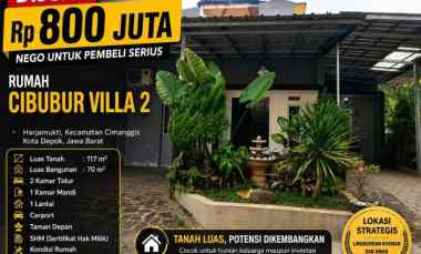 Rumah Dijual di Cibubur Villa 2