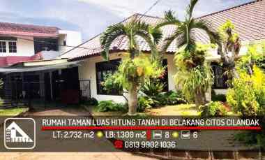 Rumah Taman Luas Hitung Tanah di Belakang Cilandak Town Square