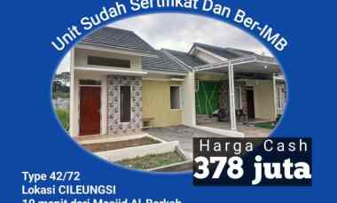 gambar dijual rumah cileungsi