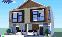 Rumah Minimalis Harga Terjangkau Berkonsep Townhouse Modern 2 Lantai