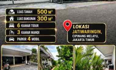 Rumah Hook Tanah Luas Jatiwaringin Cipinang Melayu Jakarta Timur
