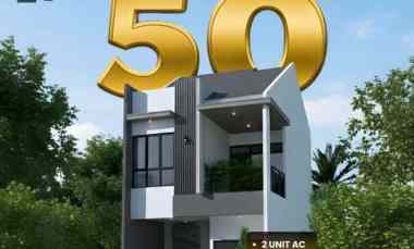 Rumah 2 Lantai tanpa DP Kelapa Dua Ciracas Jaktim -strategis dekat ToL