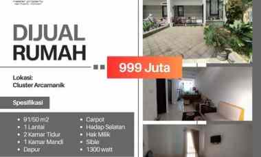 Rumah Cantik Harga Terjangkau Siap Huni Bebas Banjir di Arcamanik