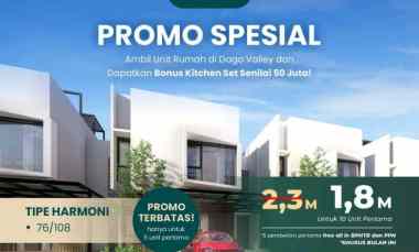 Rumah Dijual di Dago Kota Bandung Promo Diskon 500jt Free Kitchen Set