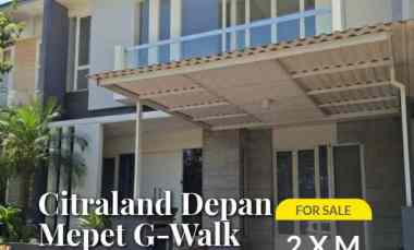 Dijual Rumah Villa Taman Telaga Citraland Surabaya Langka Siap