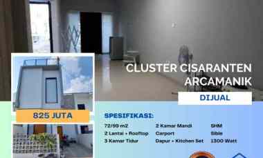 dijual rumah cluster cisaranten