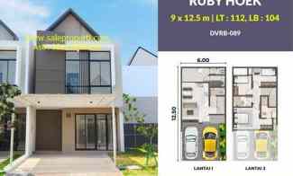 dijual rumah cluster denver pik2