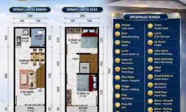 dijual rumah cluster di kramat jati jakarta timur
