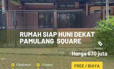 Rumah Murah dalam Cluster Nempel Mal Pamulang Square.Bisa KprBank