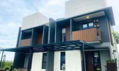 dijual rumah cluster regia scg