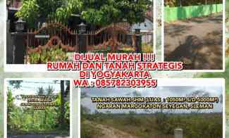 dijual rumah dan tanah strategis di yogyakarta wa