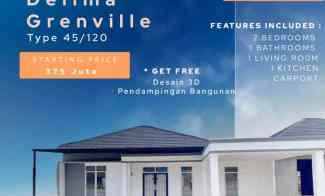 Dijual Rumah Delima Grenville Type 45/120 Pekanbaru