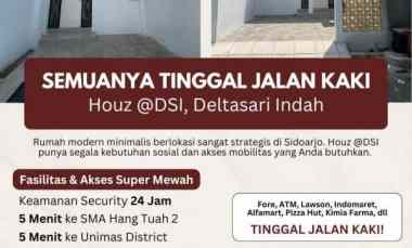 Rumah Dijual Deltasari Indah Sidoarjo Kondisi Baru Free Biaya