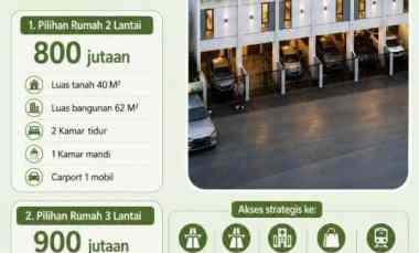 dijual rumah di condet jakarta timur 800 jutaan