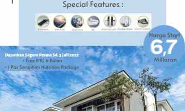 dijual rumah di pasadena grand residence modern tropis