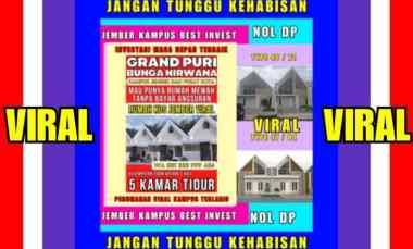 dijual rumah di perumahan jember kampus terlaris