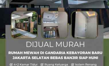 Rumah Mewah di Gandaria Kebayoran Baru Jakarta Selatan Bebas Banjir