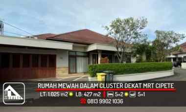 Rumah Mewah dalam Cluster Premium di Cilandak