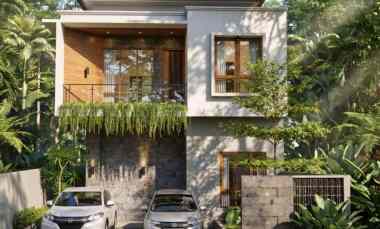 Rumah Modern Tropical Area Gatsu dekat Living World Mall Denpasar