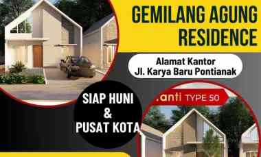 gambar dijual rumah gemilang agung residence kota pontianak