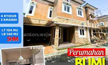 Rumah BARU Jogja 2 Lantai FULL Furnished jl Kaliurang km 13 Lt 104 m2