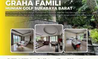 Rumah Graha Famili 3 Lantai, Full Furnish, Full Marmer, Hunian Golf Su