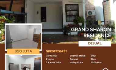 dijual rumah grand sharon residence