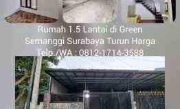 Rumah Dijual di Green Semanggi Mangrove Surabaya 1.5 Lantai TurunHarga