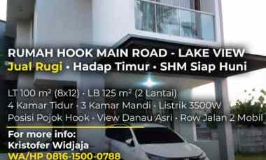 Dijual Rumah Hook Royal Residence Wiyung Surabaya Lake View