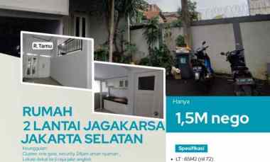 Rumah di Jagakarsa Jakarta Selatan Siap Huni Bebas Banjir