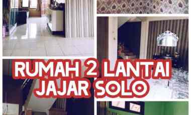 Dijual Rumah 2 Lt Jajar Solo Lb. 200m2 Harga 1,1 M Nego Pemilik
