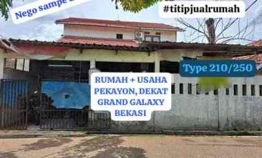 Rumah Usaha di Pekayon dekat Grand Galaxy Bekasi Type 210/250