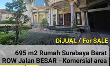 Dijual 695 m2 Rumah Raya Bintang Diponggo - Row Jalan Raya Besar - SHM