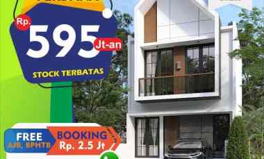 Rumah Cluster 2 Lantai, Harga Perdana Murah, Bisa Cicil ke Developer