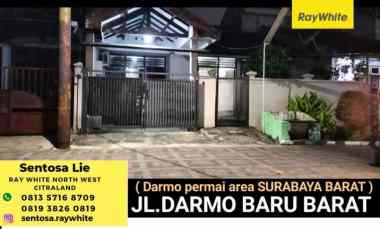 Murah Luas Rumah Darmo Permai Area Darmo Baru Barat Sukomanunggal Sby