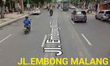 Dijual 1800 m2 Rumah Nol Jalan Embong Malang Surabaya Pusat Kota - SHM