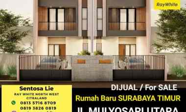 Dijual Rumah Baru Jalan Mulyosari Utara dekat ITS, Pakuwon City, GM