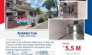 dijual rumah jalan ogan cideng